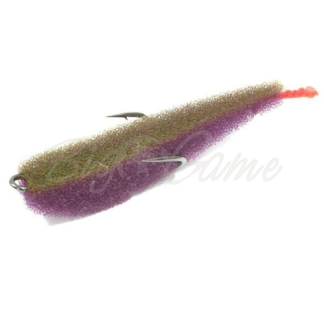 Поролоновая рыбка LEX Zander Fish 7 PLB (фиолетовое тело / салатовая спина / красный хвост) фото 1