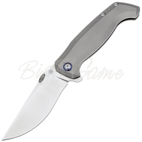 Нож складной полуавтоматический ARTISAN CUTLERY Kami сталь S35VN рукоять Микарта,титан цв. Зеленый фото 1