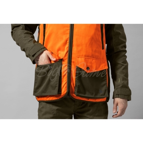 Жилет сигнальный SEELAND Travo Waistcoat цвет Hi-vis orange фото 4