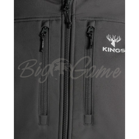 Куртка KING'S Hunter Ranger Softshell Jacket цвет Charcoal фото 3