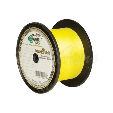 Плетенка POWER PRO Super 8 Slick 1370 м цв. Yellow (Желтый) 0,41 мм фото 1