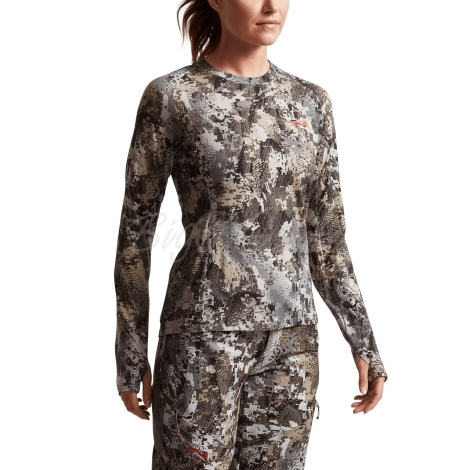 Термокофта SITKA WS Core Merino 120 LS Crew цвет Optifade Elevated II фото 4