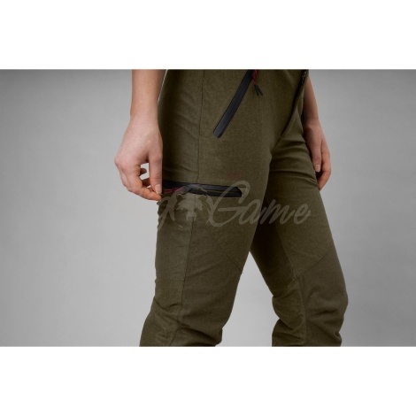 Брюки SEELAND Avail Woman Trousers цвет Pine green melange фото 3