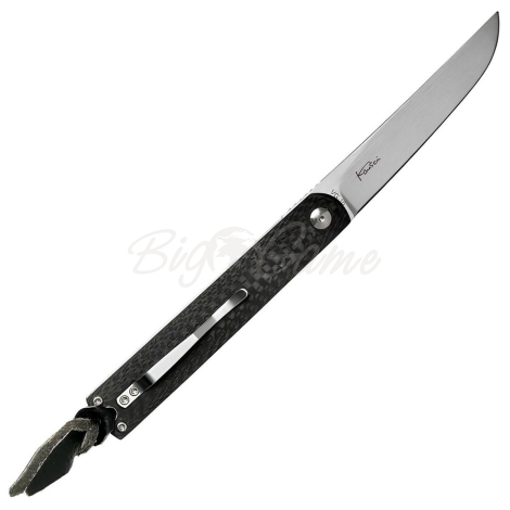 Нож складной BOKER Nori CF сталь VG-10, рукоять карбон фото 4
