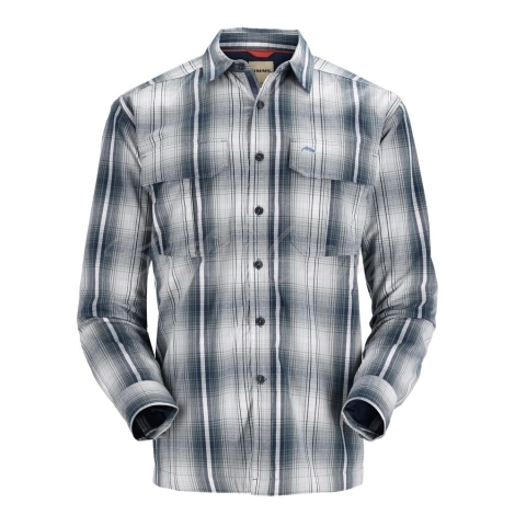 Рубашка SIMMS Coldweather LS Shirt цвет Navy Sterling Plaid фото 1