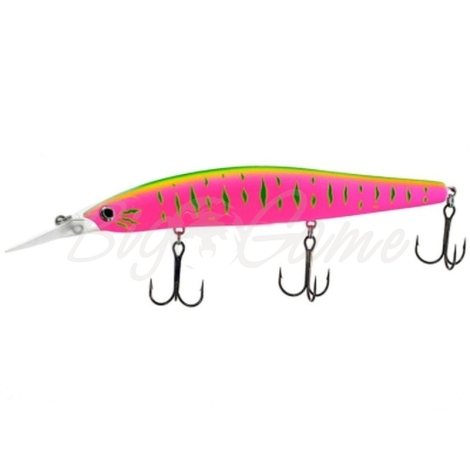 Воблер DAIWA Steez Minnow 125SP MR цв. Pink Mat Tiger фото 1