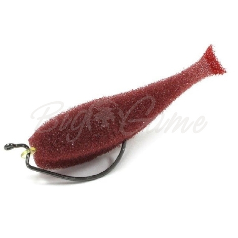 Поролоновая рыбка LEX Classic Fish 10 OF2 B (кирпичное тело / красный хвост) фото 1