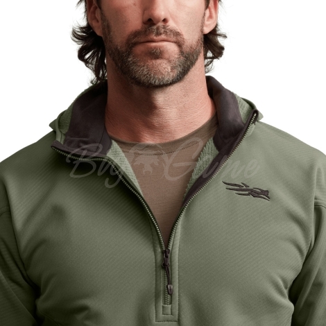 Толстовка SITKA Alpha Fleece Hoodie цвет Olive Green фото 4
