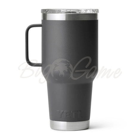 Термокружка YETI Rambler Travel Mug 887 цвет Black фото 2