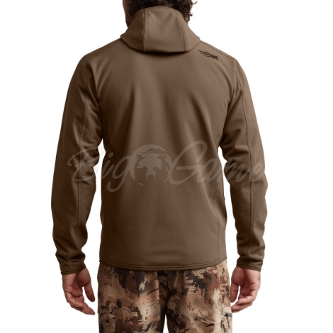 Толстовка SITKA Alpha Fleece Hooded Jacket цвет Cattail Brown фото 5