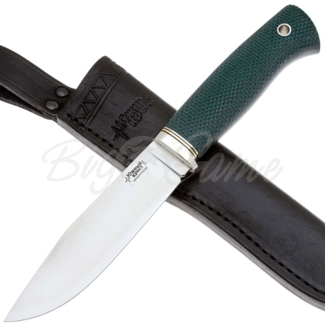 Нож ЮЖНЫЙ КРЕСТ Бер Эксперт Сталь CPR рукоять Микарта изумруд/насечка фото 4