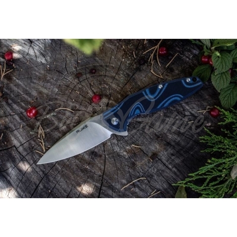 Нож складной RUIKE Knife P105-Q цв. Синий фото 2
