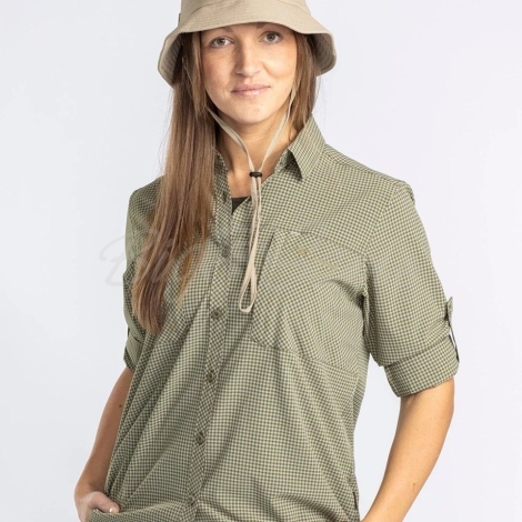 Рубашка PINEWOOD WS Insectsafe Shirt цвет Pine Green / Offwhite фото 2