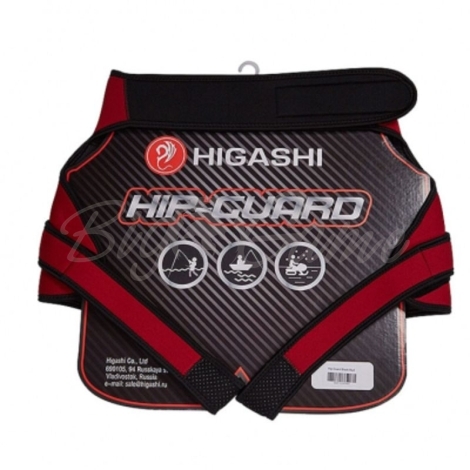 Сидушка HIGASHI Hip-Guard Защита неопреновая (#Black-Red) фото 1