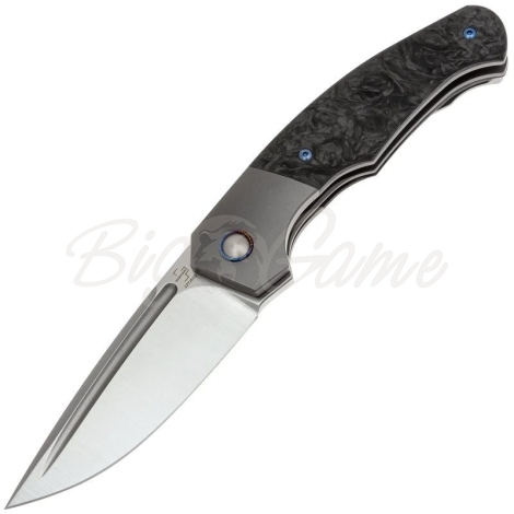 Нож складной полуавтоматический BOKER Collection 2025 сталь CPM MagnaCut рукоять Титан,Карбон цв. Черный фото 1