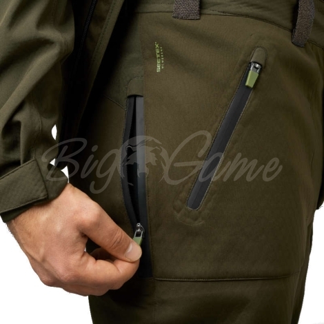 Брюки SEELAND Hawker Shell II trousers цвет Pine green фото 3