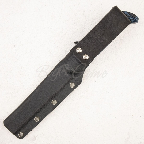 Нож OWL KNIFE North сталь M390 рукоять G10 черно-синяя фото 4