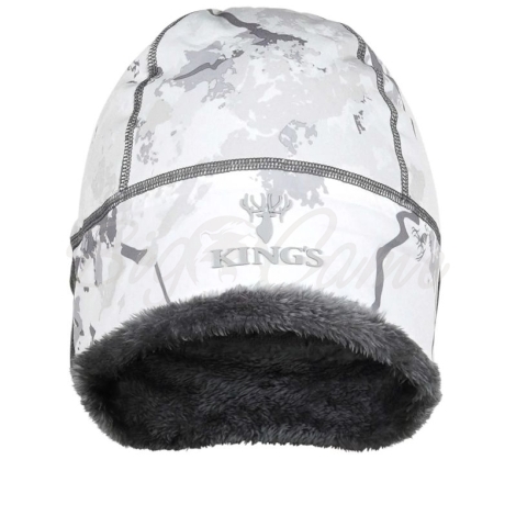 Шапка KING'S XKG Beanie цвет KC Ultra Snow фото 4