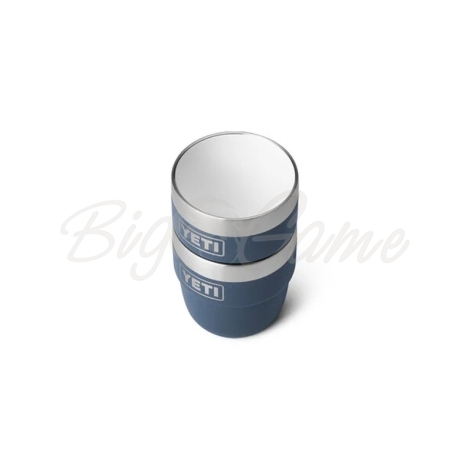 Термочашка YETI Rambler Espresso Stackable Cup (2 шт.) 120 цвет Navy фото 3