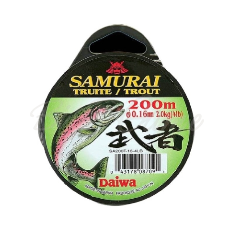 Леска DAIWA Samurai Trout 200 м 0,16 мм фото 1