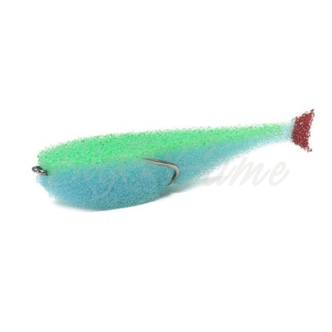 Поролоновая рыбка LEX Classic Fish CD UV 11 BLGB (синее тело / зеленая спина / красный хвост) фото 1