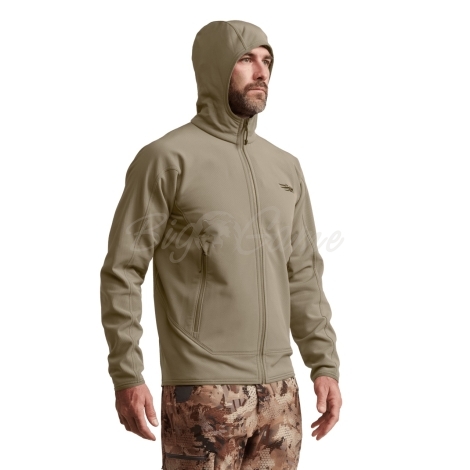 Толстовка SITKA Alpha Fleece Hooded Jacket цвет Buckskin фото 7