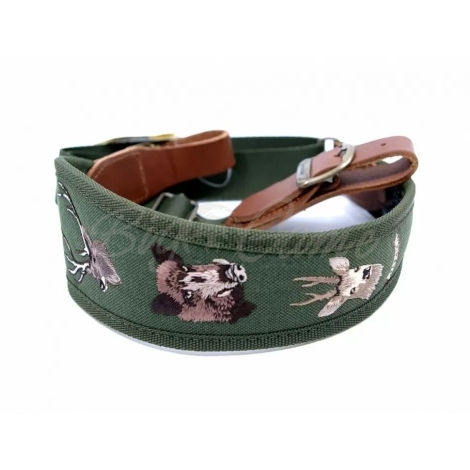 Ремень RISERVA R1728 Rifle Sling 3 Animals цв. Green 110 см фото 2