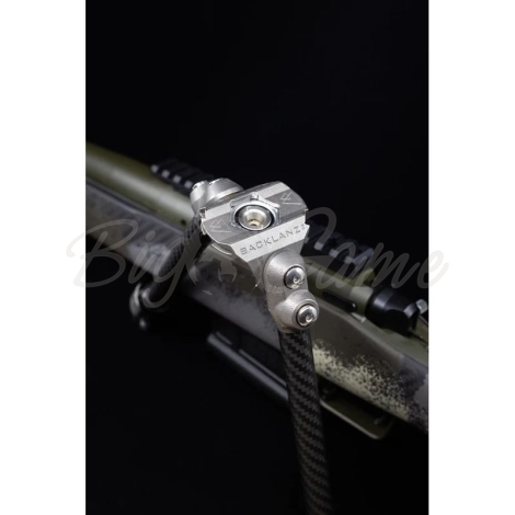 Сошка BACKLANZ Carbon Bipod Notched + Universal Mounting Bracket фото 4