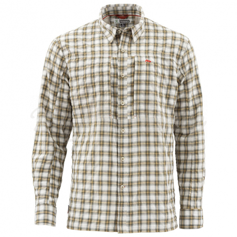 Рубашка SIMMS Bugstopper LS Shirt цвет Plaid Cork Plaid фото 1