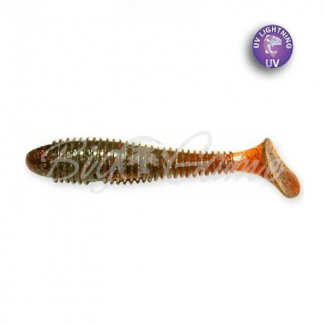 Виброхвост CRAZY FISH Vibro Fat 4" (4 шт.) зап. кальмар, код цв. 10 фото 1