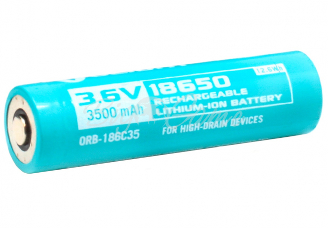 Аккумулятор OLIGHT Li-ion ORB-186C35 18650 3,7 В. 3500 mAh фото 1