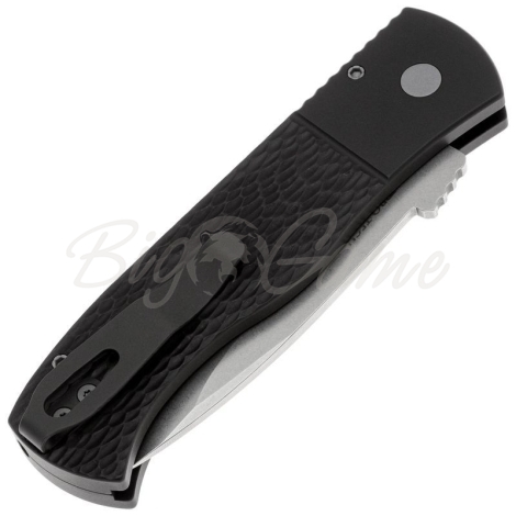Нож складной автоматический PRO-TECH Emerson сталь CPM 20CV рукоять Алюминий цв. Черный фото 4
