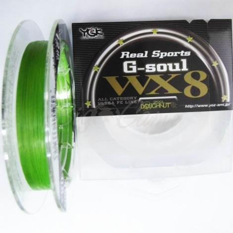 Плетенка YGK Real Sports G-Soul Wx8 150 м цв. Салатовый # 0,8 фото 1