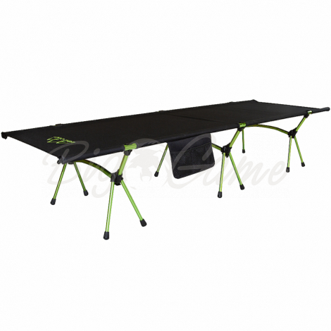 Раскладушка LIGHT CAMP Folding Cot цв. черный / зеленый фото 5