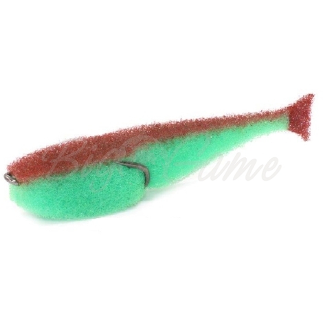 Поролоновая рыбка LEX Classic Fish CD 7 GBRB (зеленое тело / красная спина / красный хвост) фото 1
