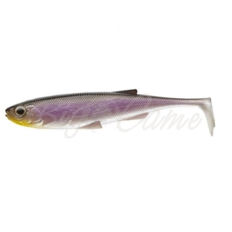 Виброхвост DAIWA Duckfin Live Shad 7,9'' (2 шт.) цв. Purple Ghost фото 1
