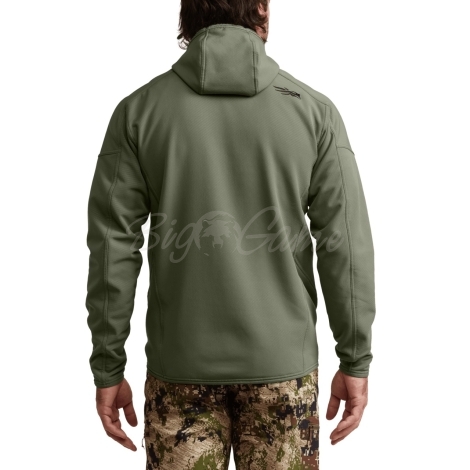 Толстовка SITKA Alpha Fleece Hoodie цвет Olive Green фото 5