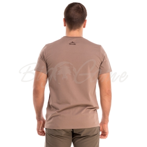 Футболка SKRE Forest T-Shirt цвет какао фото 4