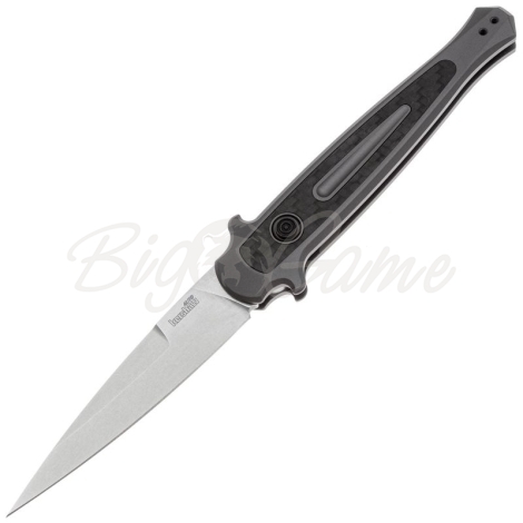 Нож автоматический KERSHAW Launch 8 сталь CMP154 рукоять алюминий / карбон оливковая фото 1