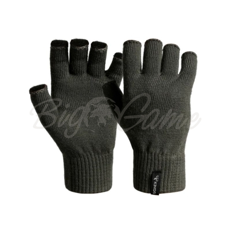 Перчатки KING'S XKG Fingerless Merino Gloves цвет Olive фото 1