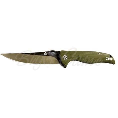 Нож QSP KNIFE Gavial складной цв. зеленый фото 1