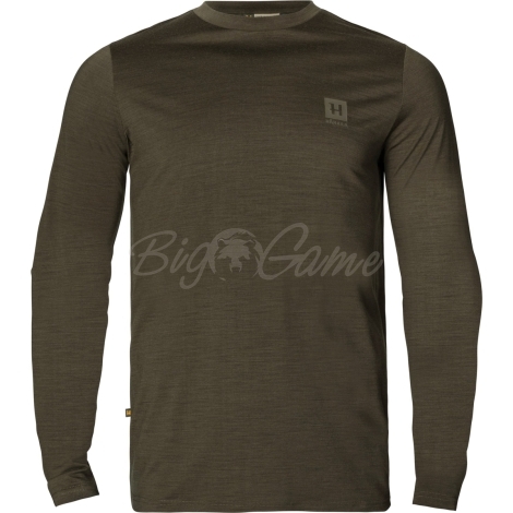 Термокофта HARKILA Base All Season L/S T-Shirt цвет Willow green фото 1
