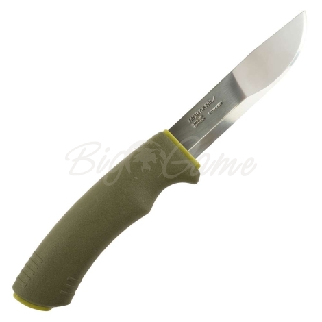 Нож MORAKNIV Bushcraft Forest сталь Sandvik 12C27 цв. Зеленый фото 5