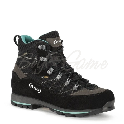 Ботинки треккинговые AKU WS Trekker Lite III Wide GTX цвет Black / Mint фото 1