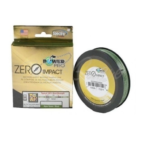 Плетенка POWER PRO Zero-Impact 275 м цв. Aqua Green (Болотный) 0,23 мм фото 1