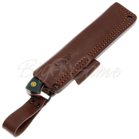 Нож ЮЖНЫЙ КРЕСТ Шершень L конвекс Сталь К110 рукоять Микарта изумруд/насечка фото 4