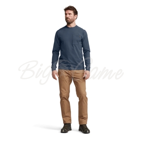 Лонгслив SITKA Foothills LS Crew цвет Starlight Blue фото 8