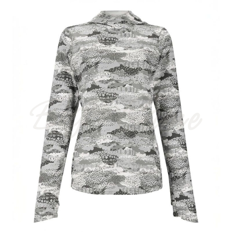 Термокофта SIMMS Women 's Bugstopper SolarFlex Hoody цвет Shroud Sterling фото 1