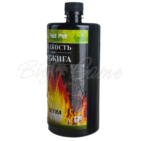 Жидкость для розжига HOT POT ULTRA 1 л углеводородная фото 3