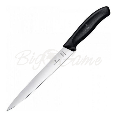 Нож с фиксированным клинком VICTORINOX 5.3703.18 нержавеющая сталь рукоять Полипропилен цв. Черный фото 1